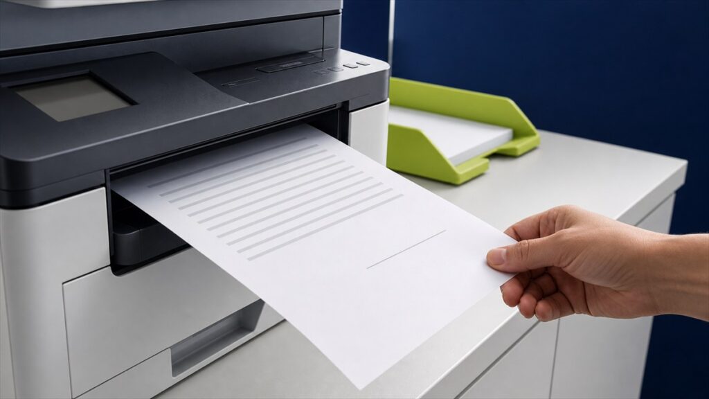 Wypowiedzenie umowy o pracę wzór do druku PDF wychodzi z drukarki